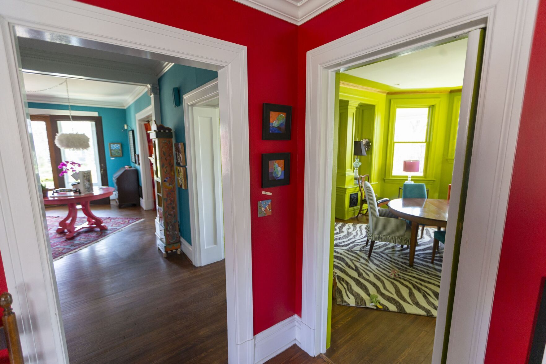 At Home: Karen Kalish colorful classic home